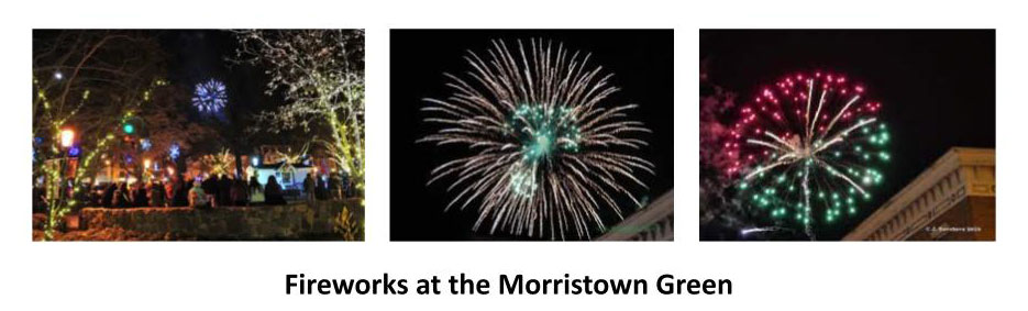 Fireworks at the Morristown Green
