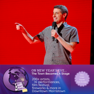 Comedian Dan Naturman at First Night Morris, December 31st, NJ