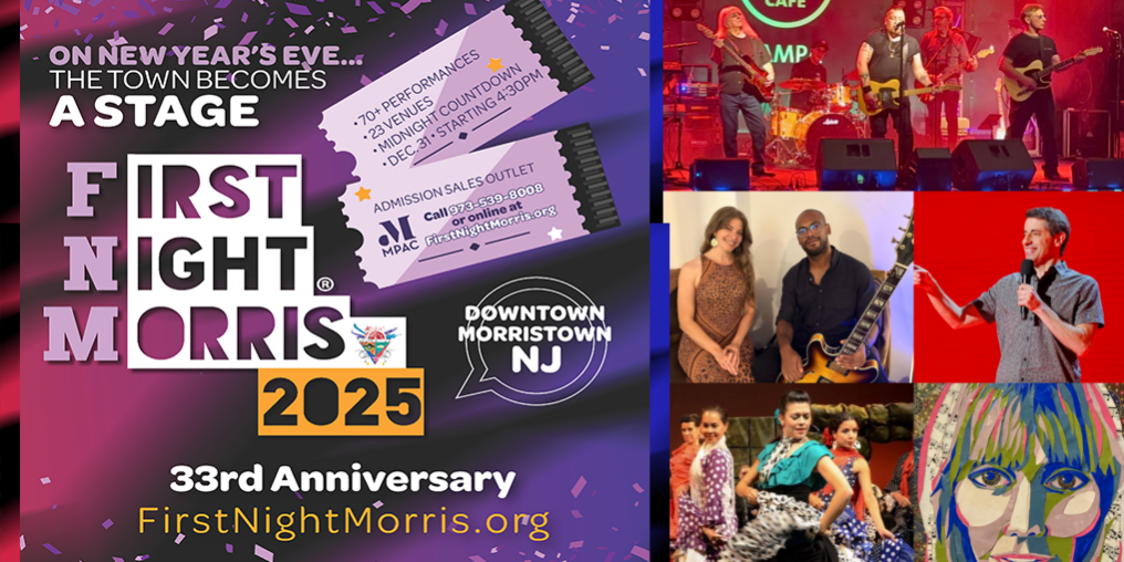 First Night Morris County 2025 on 12-31-24 in Downtown Morristown New Jersey