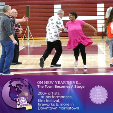 Square Dancing with Caller, Mary Moody at First Night Morris County, December 31st, NJ