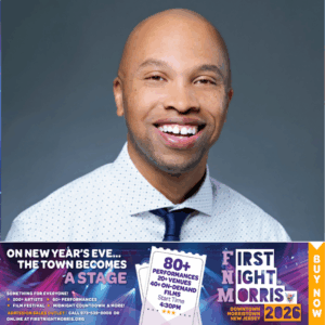 Comedian Matt Jenkins at First Night Morris County