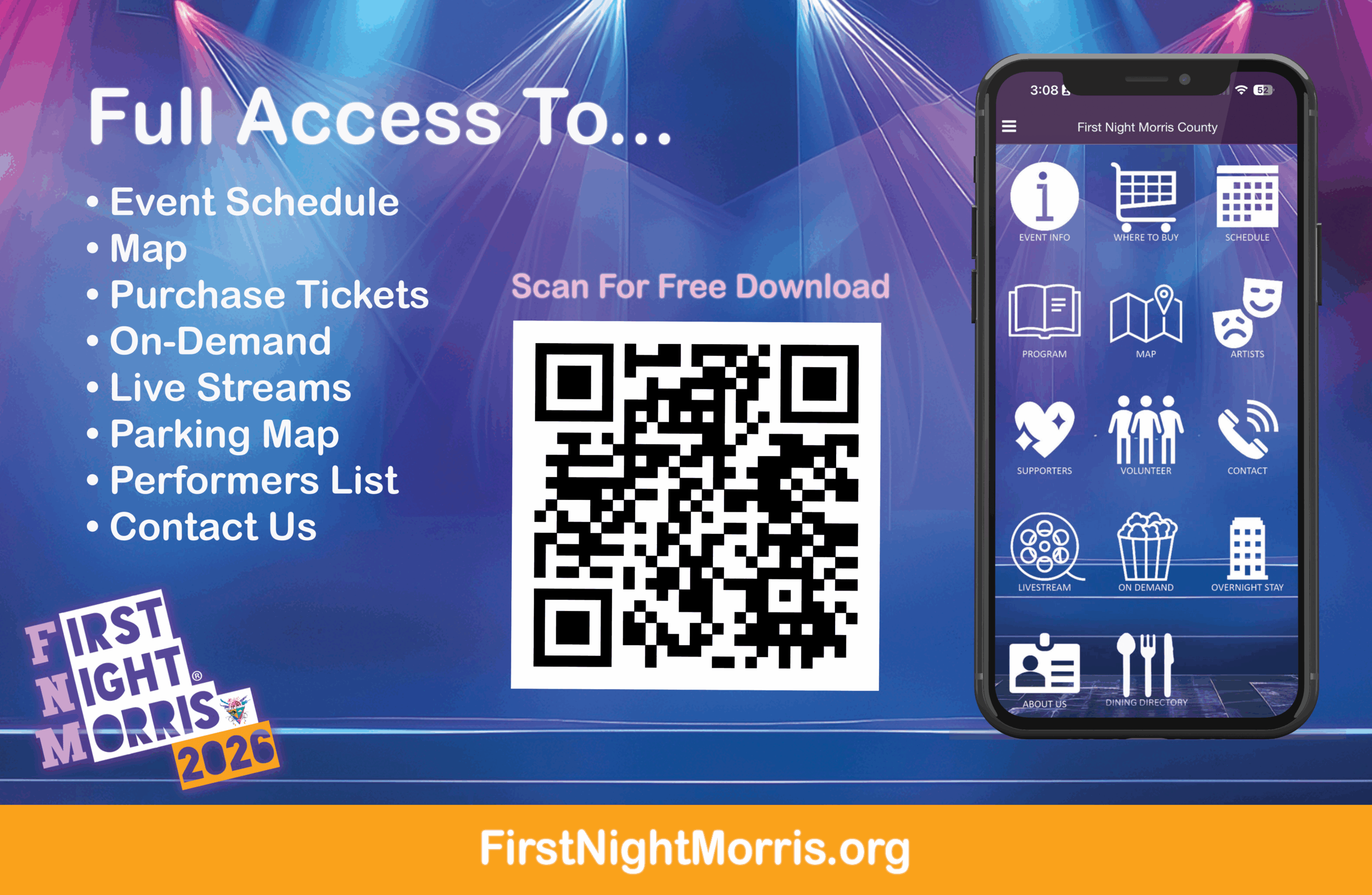 First Night Morris County 2026 Mobile App 12-31-25